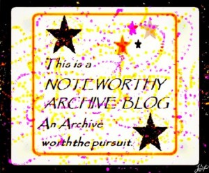 Noteworthy Archive Blog Award - Just Ramblin'