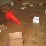 K9 canine nose work set up