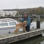 Golden Retriever at Treman Marina