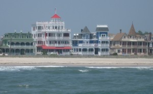 Victorian Cape May from the Atlantic Ocean