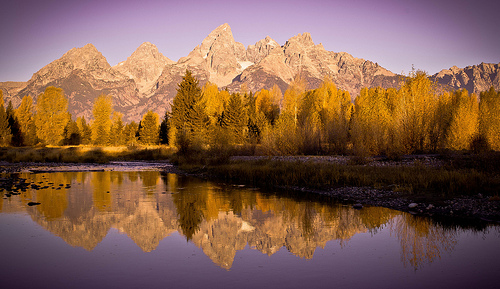 Mountains in Wyoming Pukka sees.