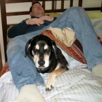 Mike and Shadow loved to nap together.