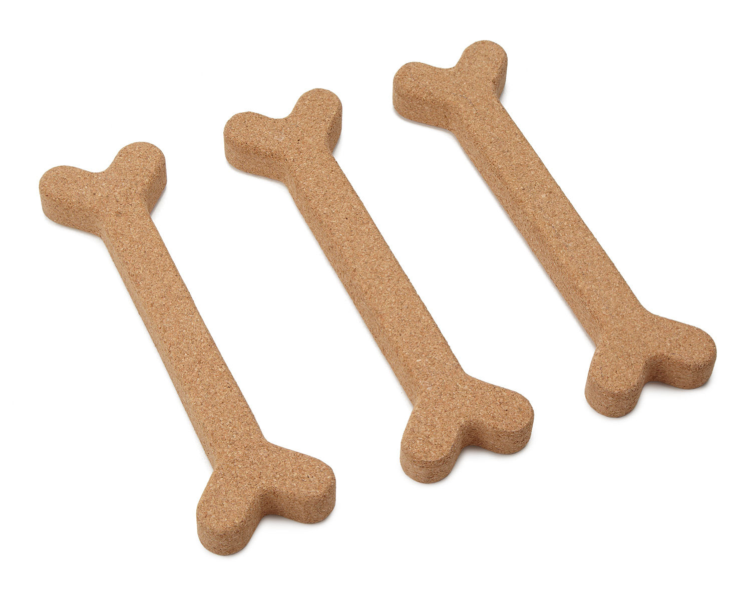 Bone appetit cork trivets from Uncommon Goods.