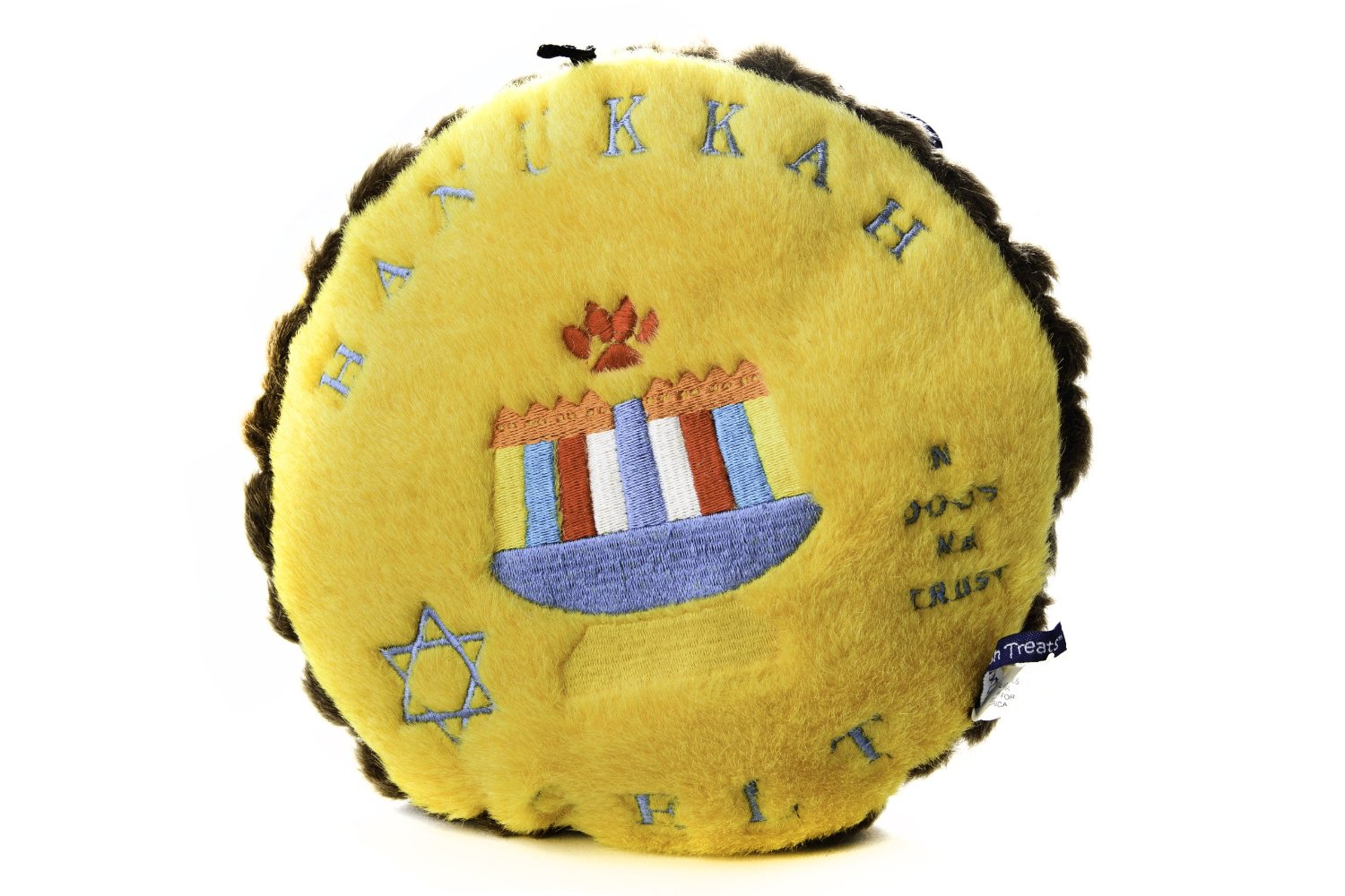 Gelt squeaky dog toy.