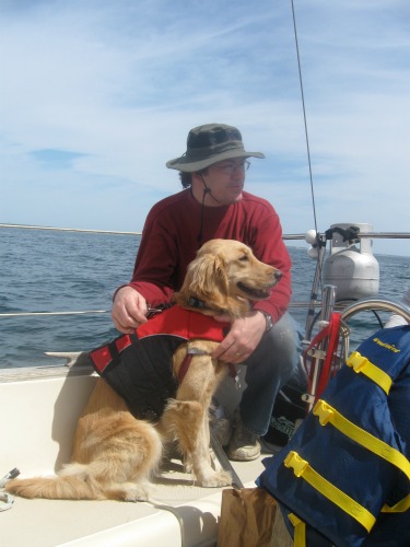 Honey's Train the Dog Month Challenge was to learn sailing skills.