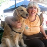 Honey and Pam at the Ithaca festival.