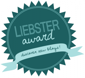 The liebster award button.