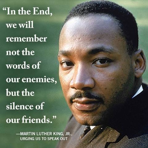 Dr. Martin Luther King quote.