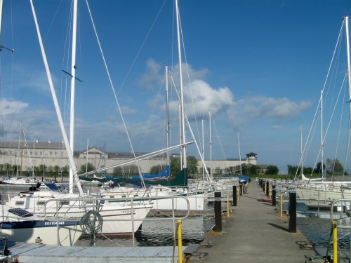 Olympic Harbor Park Marina in Kingston, Ontario.