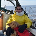 Honey the golden retriever shows how a boat is better than an RV.